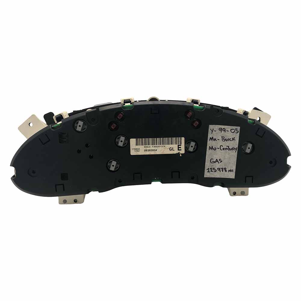 1999-2005 BUICK CENTURY USED INSTRUMENT CLUSTER PART #O9382854