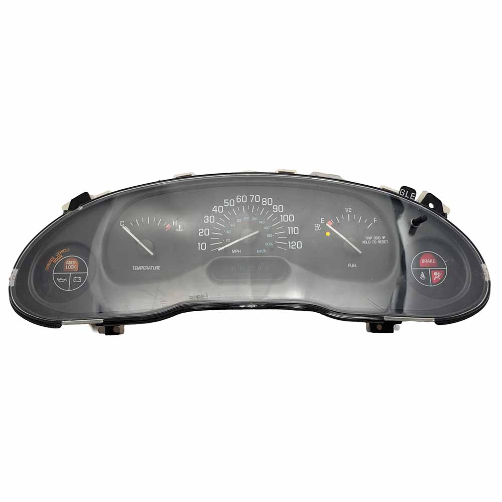 1999-2005 BUICK CENTURY USED INSTRUMENT CLUSTER PART #9380864 6J B31 286 front2000 BUICK CENTURY Instrument Cluster