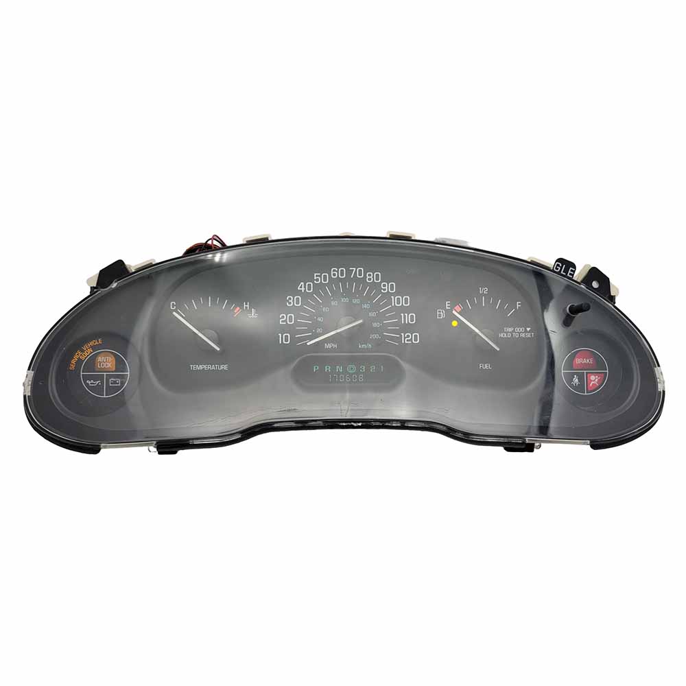 1999-2005 BUICK CENTURY USED INSTRUMENT CLUSTER PART #10328925 6J B31 287 front1999 2005 BUICK CENTURY Instrument Cluster