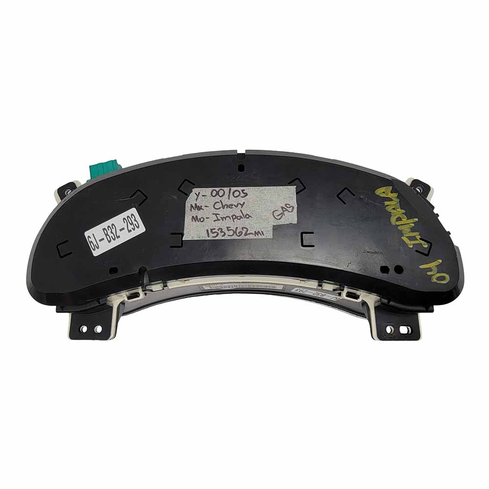 2000-2005 CHEVY IMPALA USED INSTRUMENT CLUSTER PART #10306205