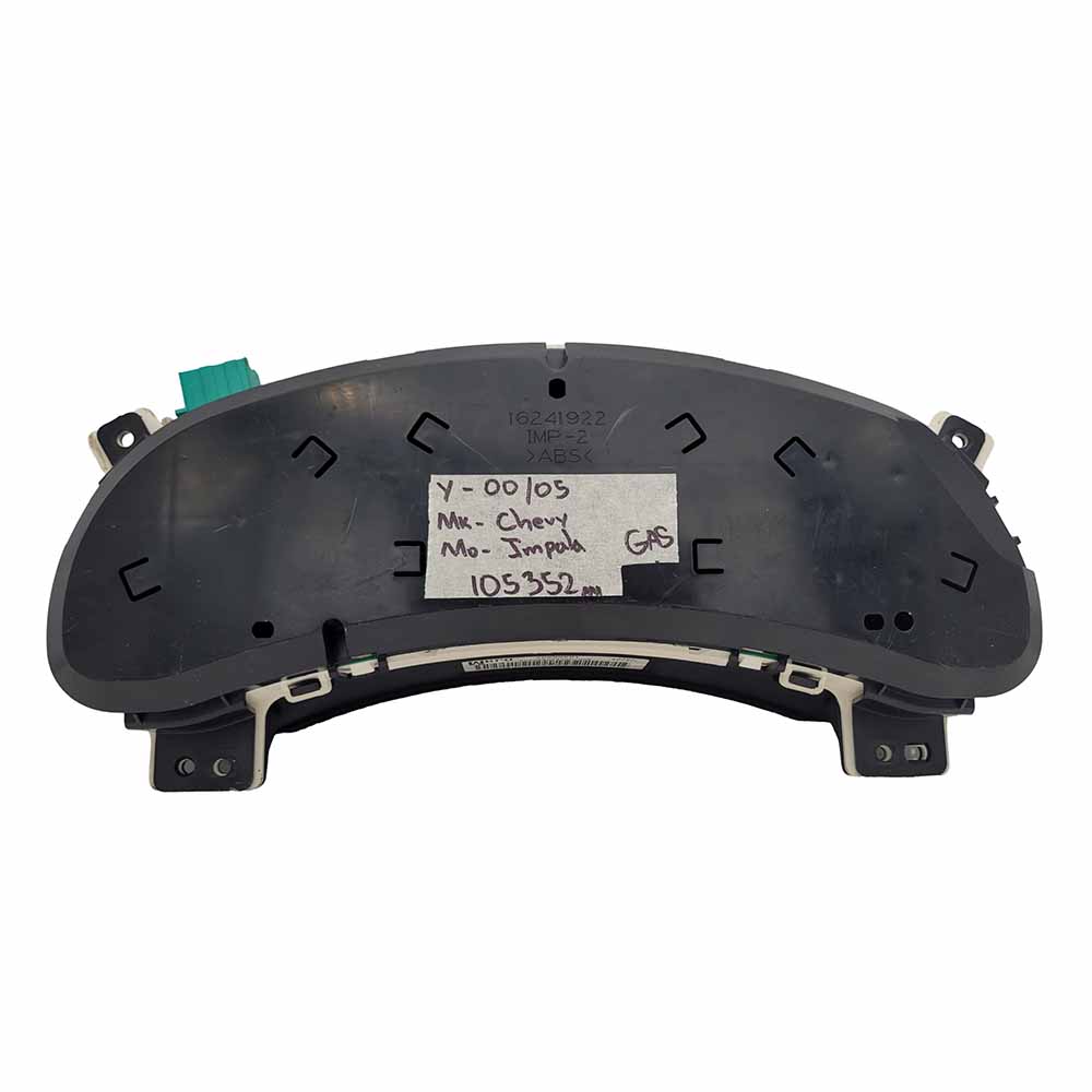 2000-2005 CHEVY IMPALA USED INSTRUMENT CLUSTER PART #10306207