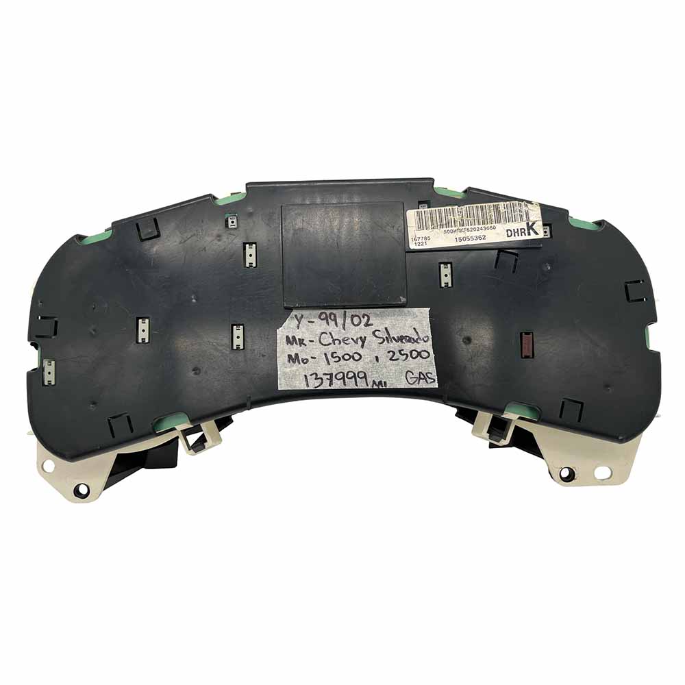 1999-2002 CHEVY SILVERADO USED INSTRUMENT CLUSTER PART #15055362