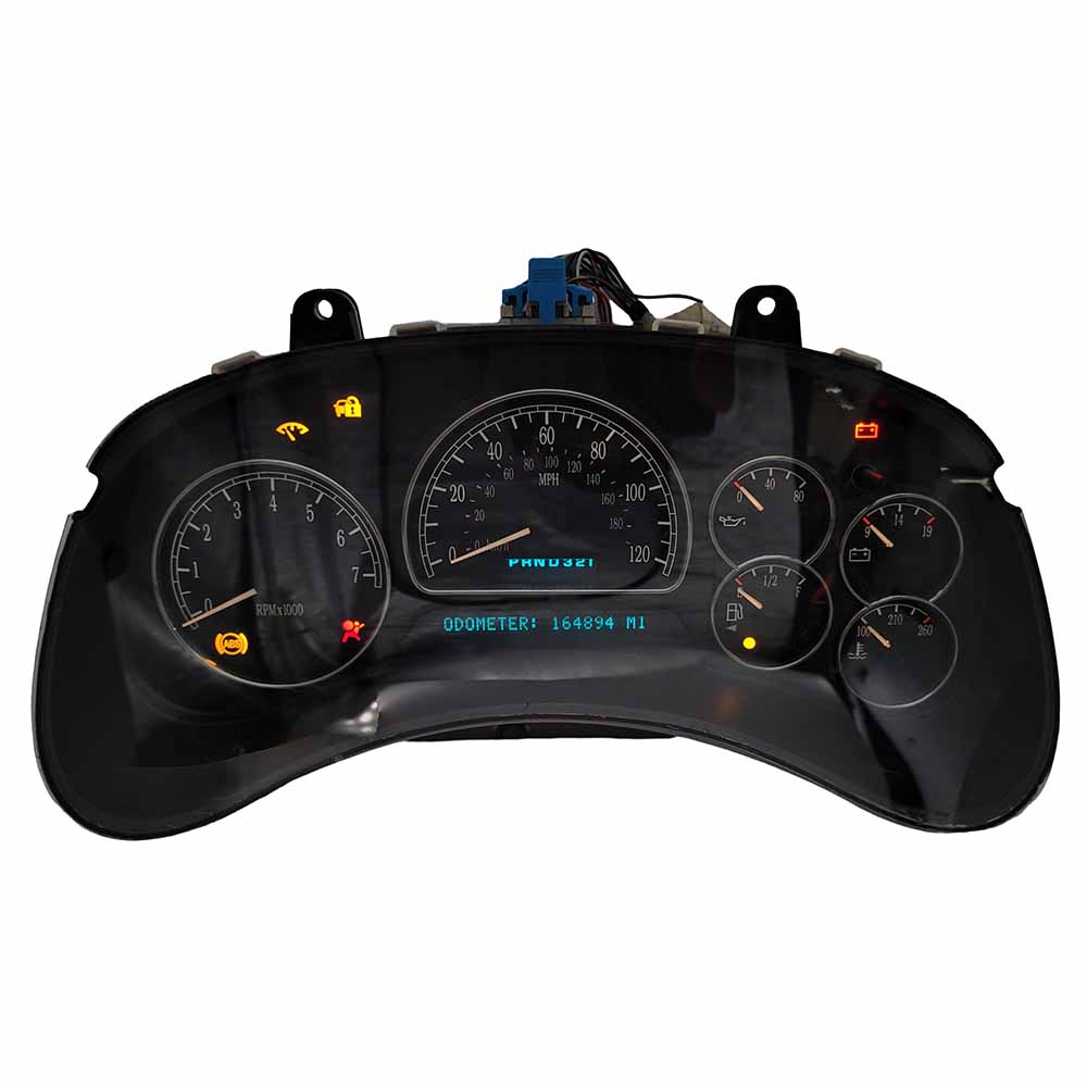 2006 SAAB 9-7X USED INSTRUMENT CLUSTER PART # 6J B33 323 front2006 Saab 9 7X Instrument Cluster