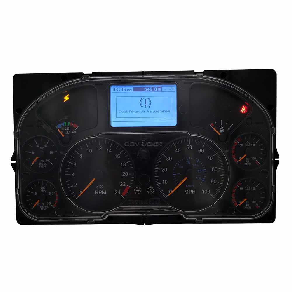 2007 MACK USED INSTRUMENT CLUSTER PART #20402570 6J B34 327 front2year Mack model Instrument Cluster 2