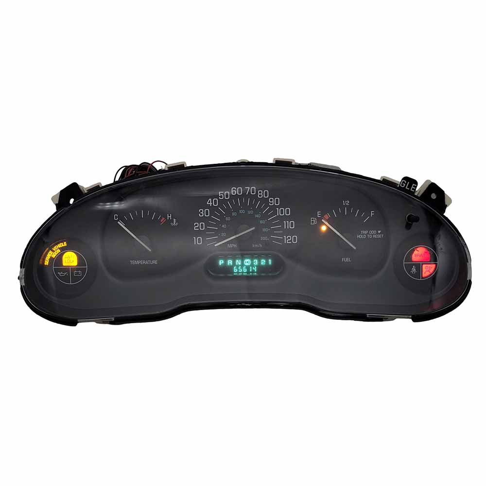 2003-2004 BUICK CENTURY USED INSTRUMENT CLUSTER PART #10341488 6J B35 349 front2003 2004 Buick Century Instrument Cluster