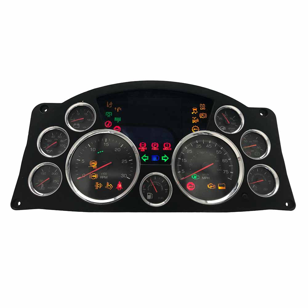 2012-2018 KENWORTH T680 USED INSTRUMENT CLUSTER PART #Q43113331103 6J B36 363 front2012 2018 Kenwoth T680 Instrument Cluster