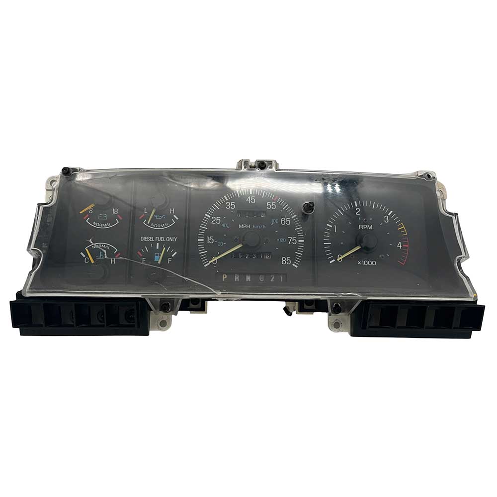 1987-1991 FORD F150 F250 F350 USED INSTRUMENT CLUSTER PART # 6J B37 388 front1987 1991 Ford F150 F250 F350 Instrument Cluster