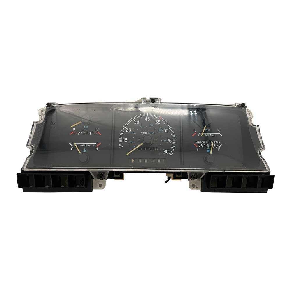 1987-1991 FORD F150 F250 F350 USED INSTRUMENT CLUSTER PART #E8TF-10B885AA 6J B38 399 front1981 1991 Ford F150 F250 F350 Instrument Cluster