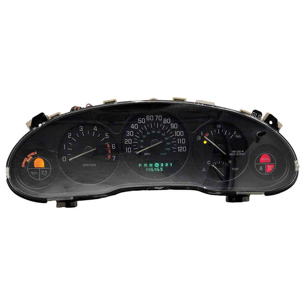 1999-2004 BUICK CENTURY USED INSTRUMENT CLUSTER PART #10328927 6J B39 403 front1999 2004 Buick Century Instrument Cluster
