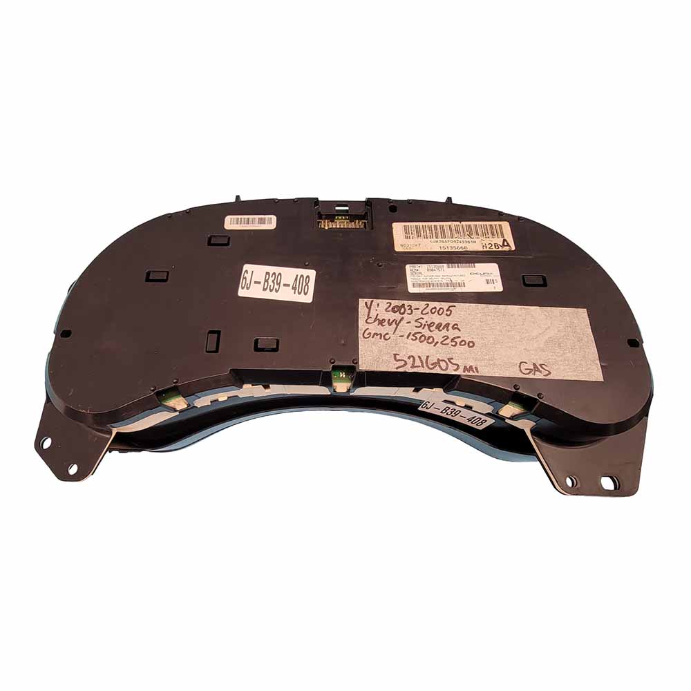 2003-2005 CHEVY SIERRA & #8211; GMC USED INSTRUMENT CLUSTER PART #15135668