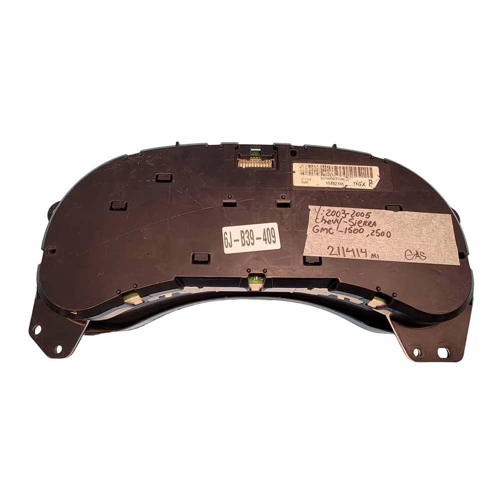 2003-2005 CHEVY SIERRA & #8211; GMC USED INSTRUMENT CLUSTER PART #15182146