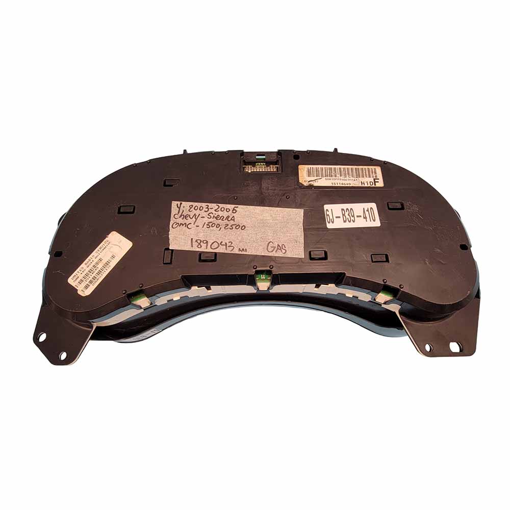 2003-2005 CHEVY SIERRA & #8211; GMC USED INSTRUMENT CLUSTER PART #15114649