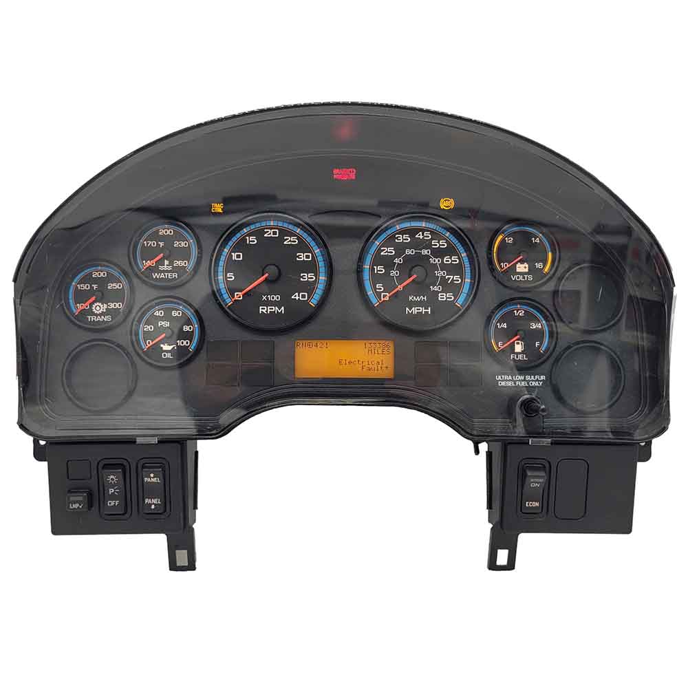 2010-2016 INTERNATIONAL 4300 USED INSTRUMENT CLUSTER PART #3803476F96 6J B4 25 front2010 2016 INTERNATIONAL 4300 Instrument Cluster