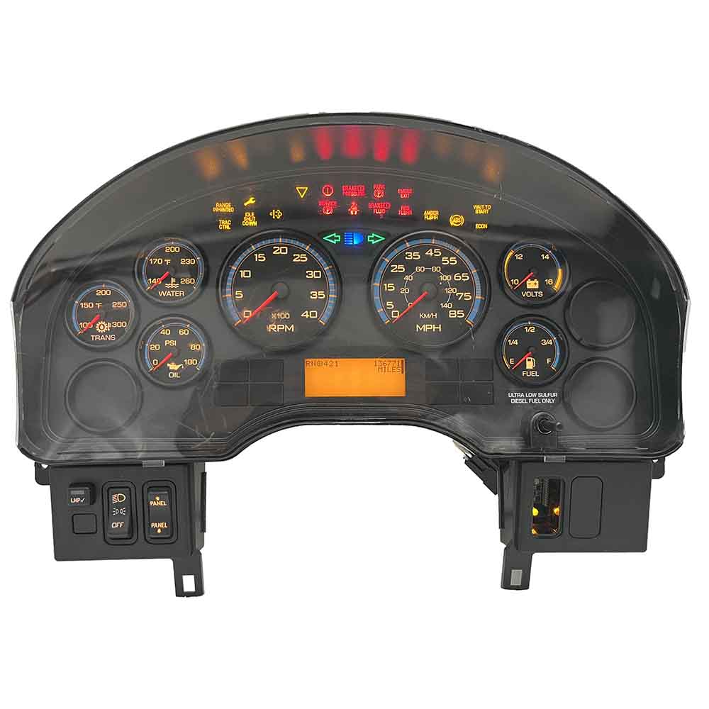 2010-2016 INTERNATIONAL 4300 USED INSTRUMENT CLUSTER PART #3803476F96 6J B4 27 front2010 2016 INTERNATIONAL 4300 Instrument Cluster