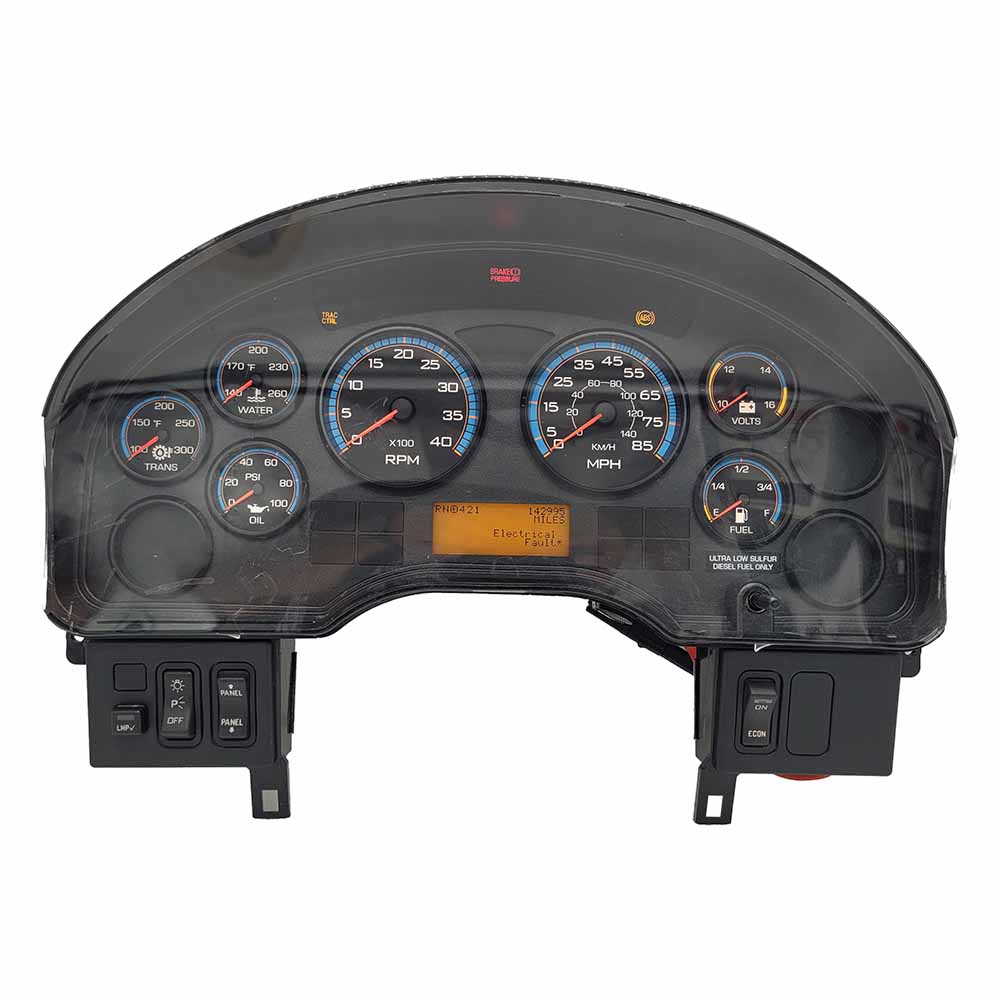 2010-2016 INTERNATIONAL 4300 USED INSTRUMENT CLUSTER PART #3803476F96 6J B4 28 front2010 2016 INTERNATIONAL 4300 Instrument Cluster