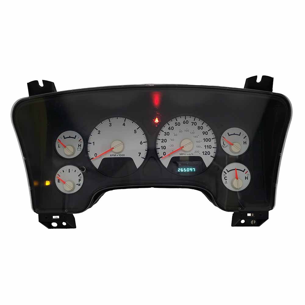 2007 DODGE RAM 2500 USED INSTRUMENT CLUSTER PART #A2C53175266 6J B40 422 front2007 Dodge RAM 2500 Instrument Cluster