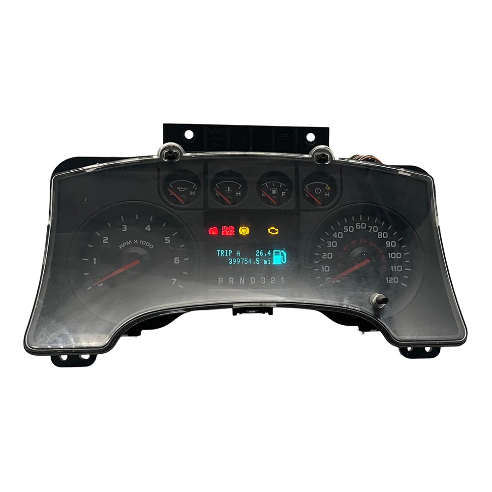 2009 FORD F150 USED INSTRUMENT CLUSTER PART #9L3410849AL 6J B41 442 front2009 Ford F150 Instrument Cluster