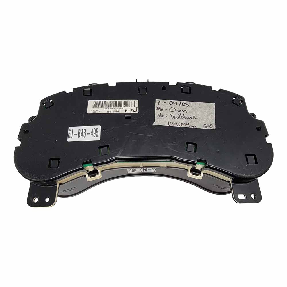 2004-2005 CHEVY TRAILBLAZER USED INSTRUMENT CLUSTER PART #15115884