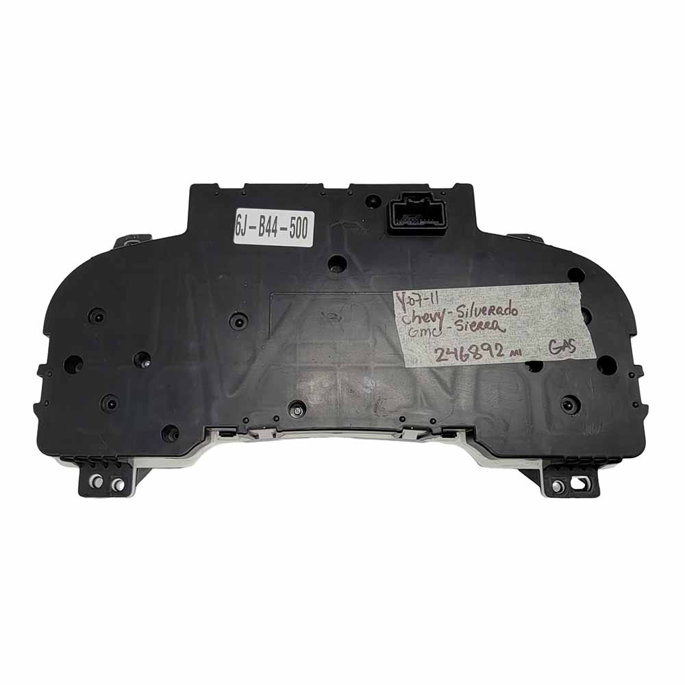 2007-2011 CHEVY SILVERADO USED INSTRUMENT CLUSTER PART #