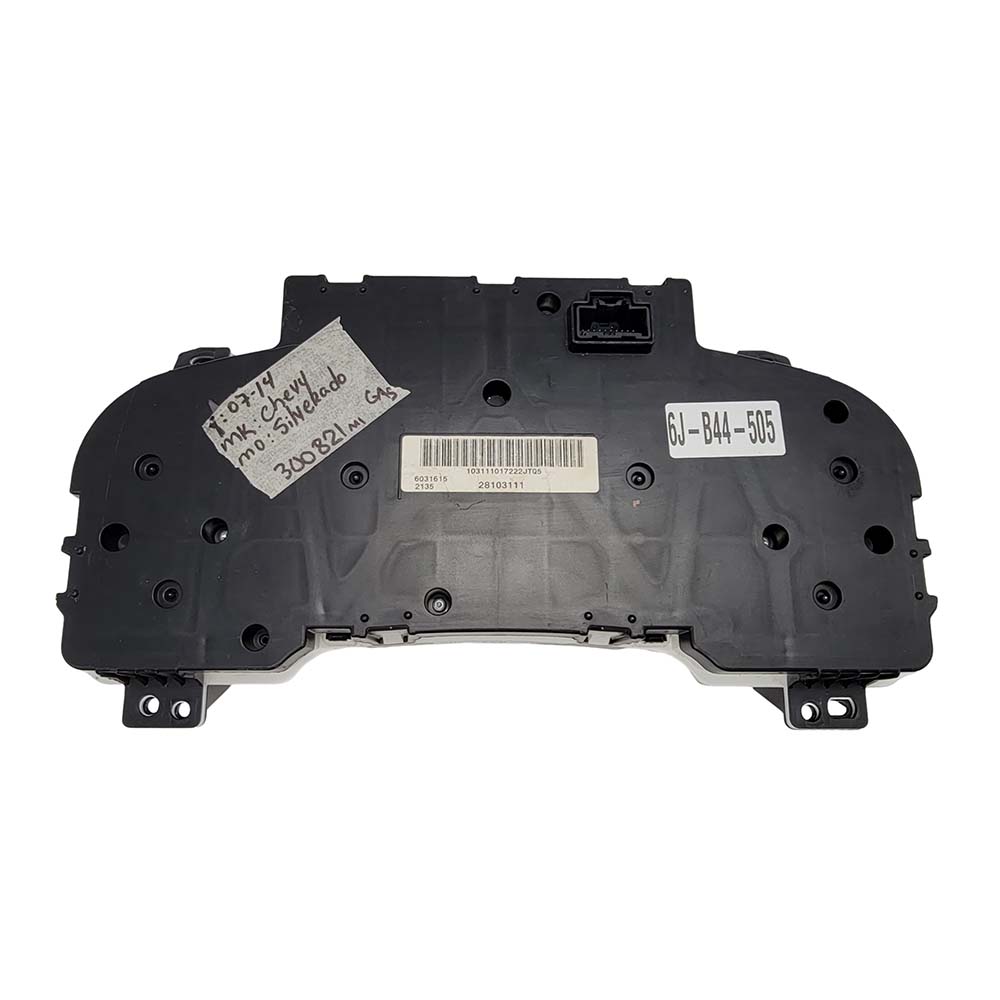 2007-2014 CHEVY SILVERADO USED INSTRUMENT CLUSTER PART #28103111