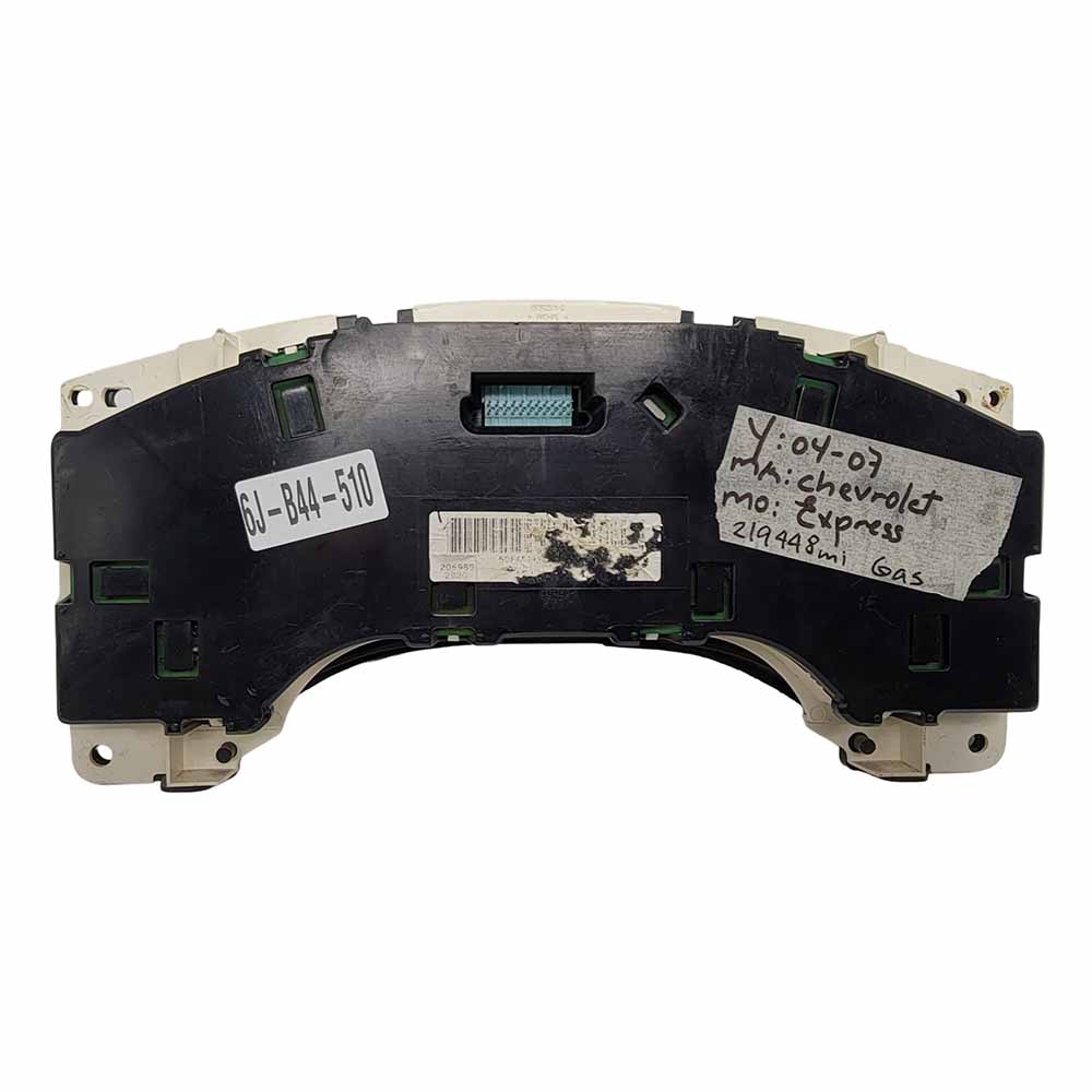 2004-2007 CHEVY EXPRESS USED INSTRUMENT CLUSTER PART #