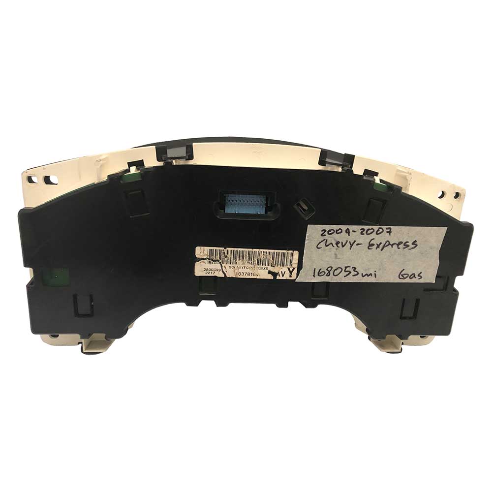 2004-2007 CHEVY EXPRESS USED INSTRUMENT CLUSTER PART #10378184