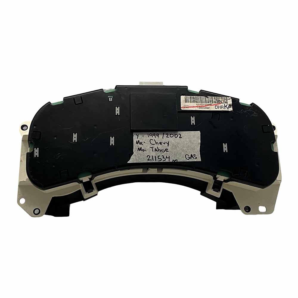 1999-2002 CHEVY TAHOE USED INSTRUMENT CLUSTER PART #15055362