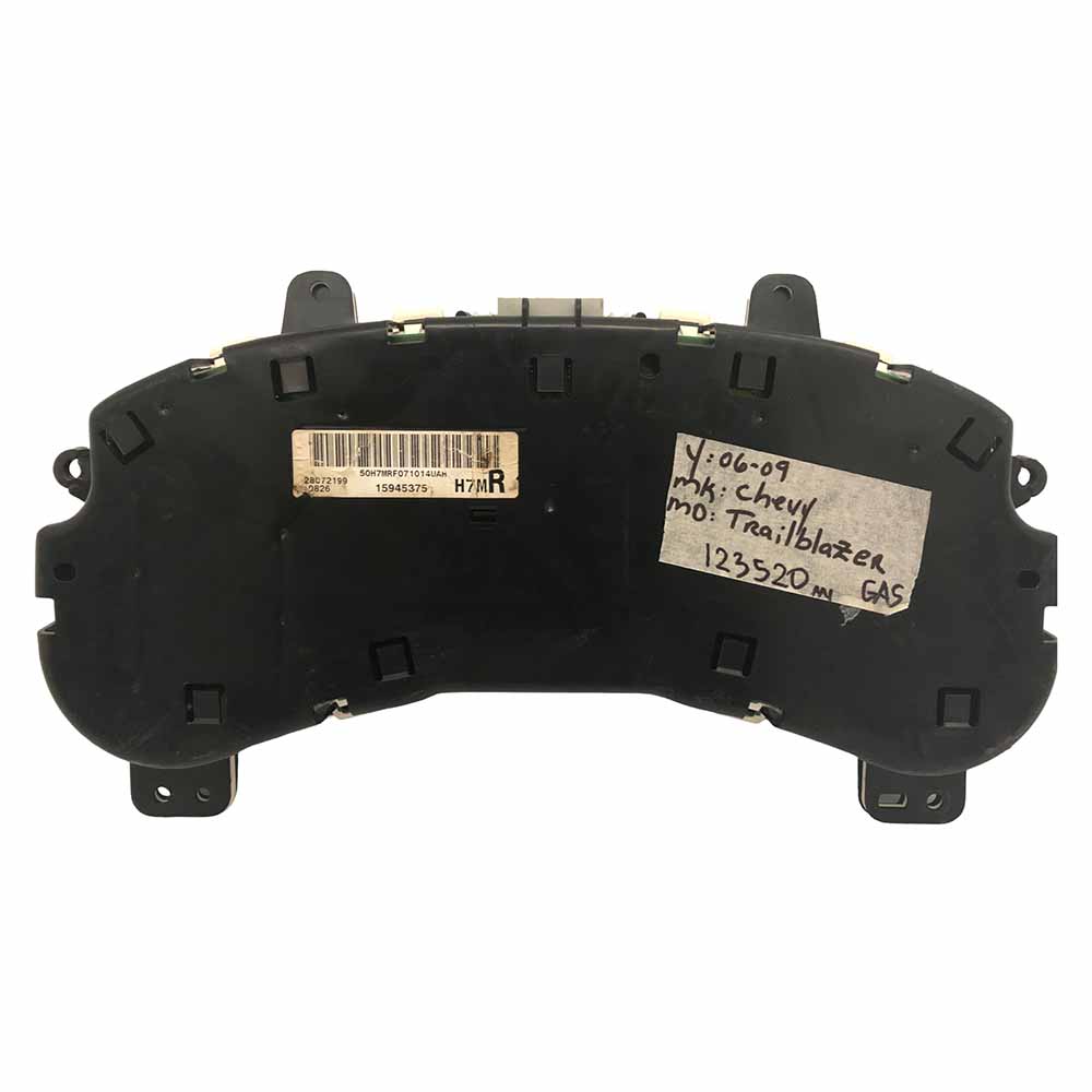 2006-2009 CHEVY TRAILBLAZER USED INSTRUMENT CLUSTER PART #15945375