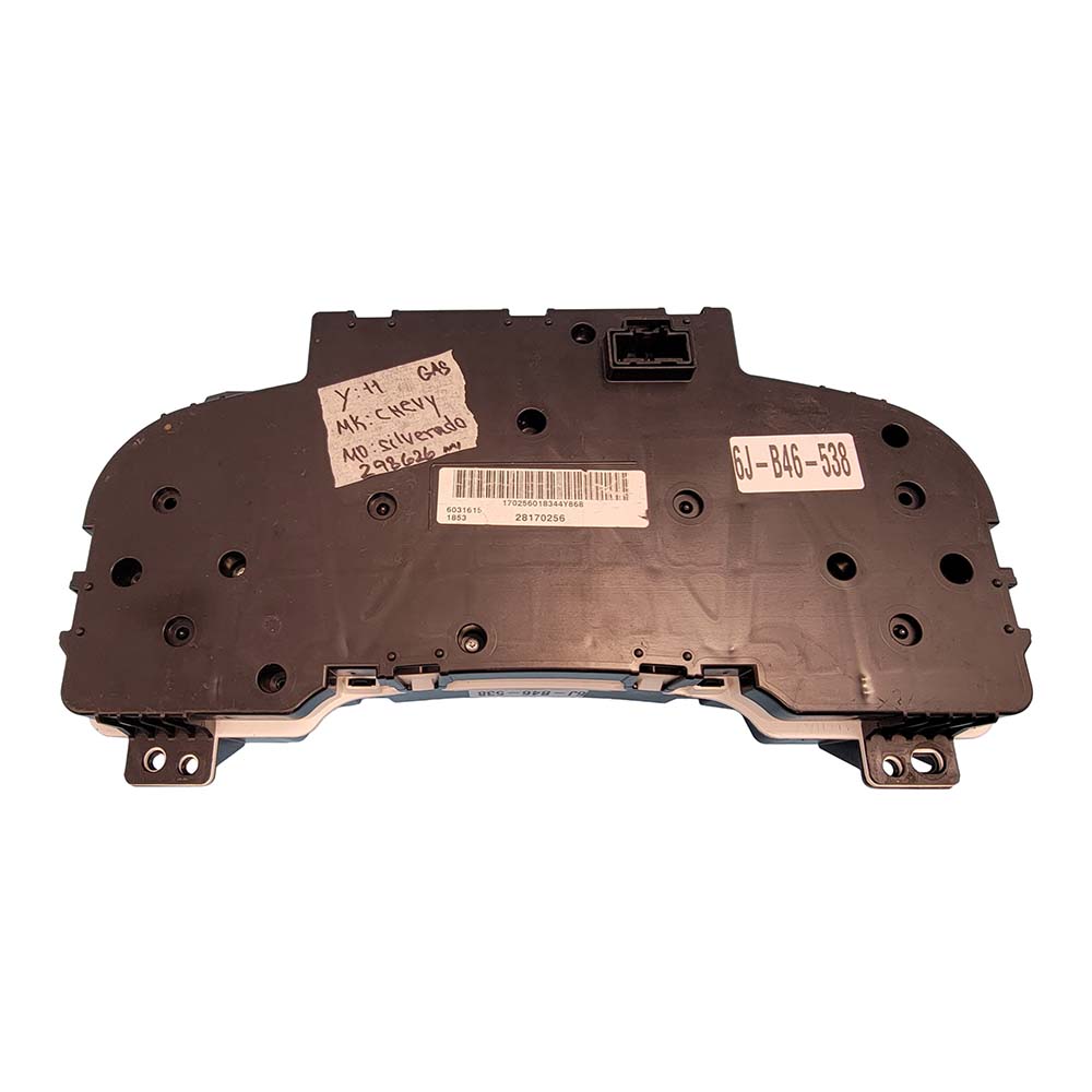 2011 CHEVY SILVERADO USED INSTRUMENT CLUSTER PART #28170256