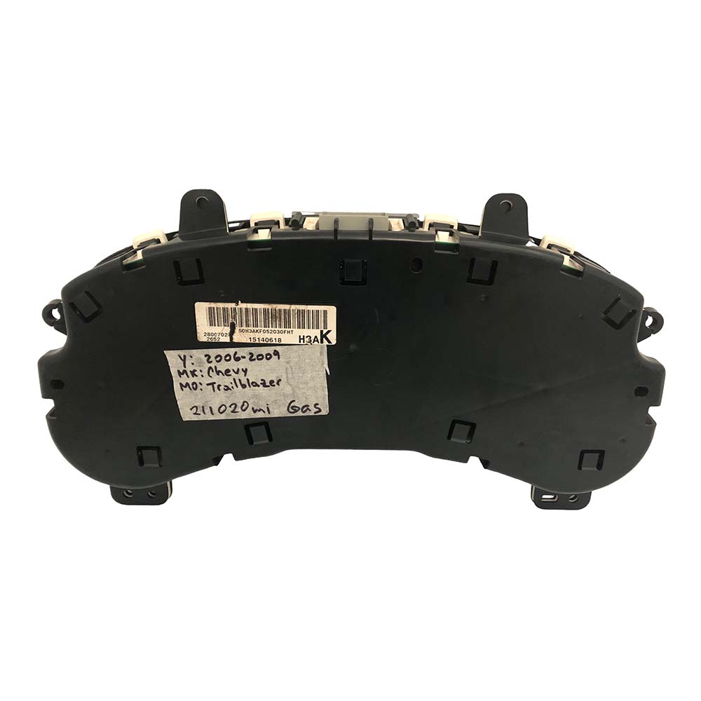 2006-2009 CHEVY TRAILBLAZER USED INSTRUMENT CLUSTER PART #15140618