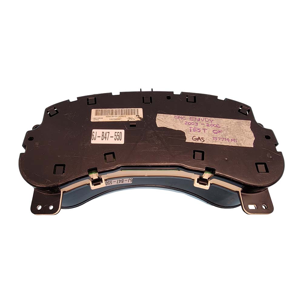 2003-2006 GMC ENVOY USED INSTRUMENT CLUSTER PART #15238347