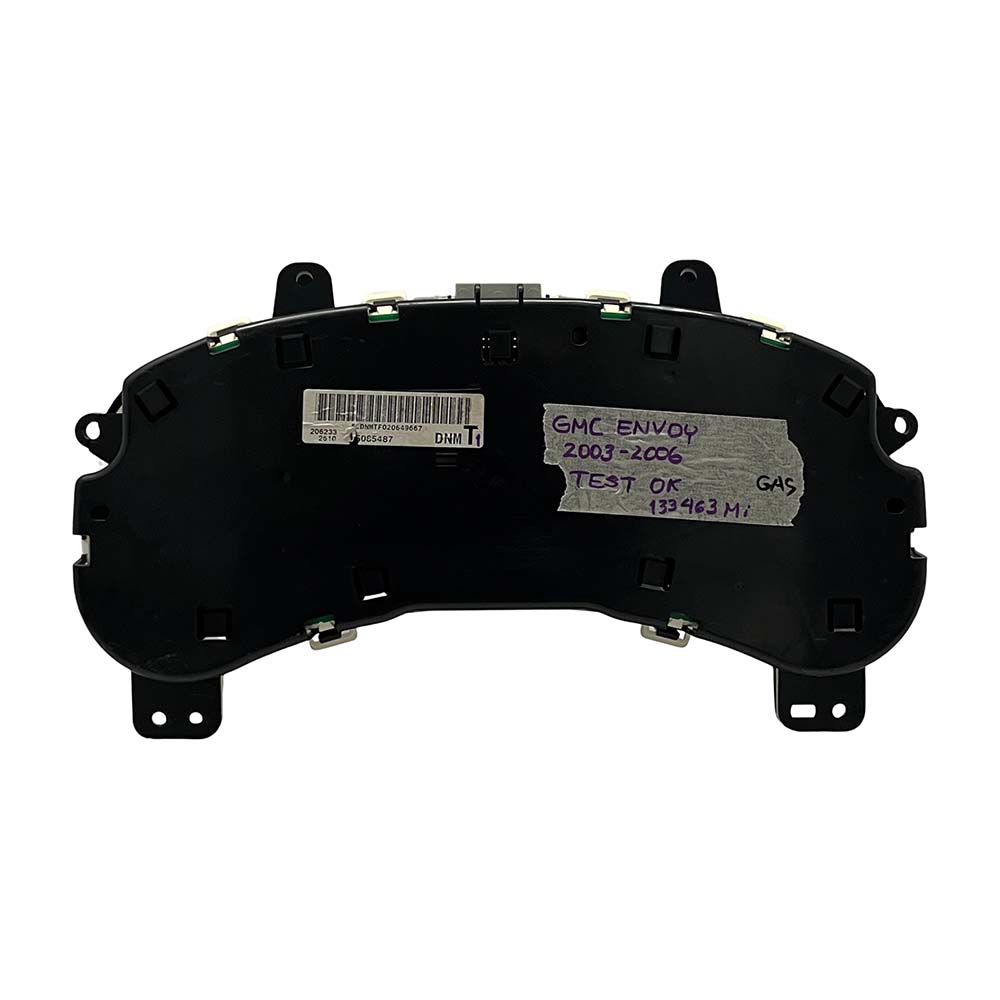 2003-2006 GMC ENVOY USED INSTRUMENT CLUSTER PART #15085487