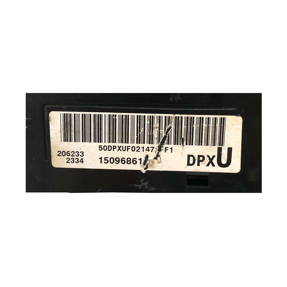 2003-2005 GMC ENVOY USED INSTRUMENT CLUSTER PART #15096861