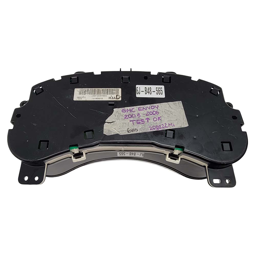 2003-2006 GMC ENVOY USED INSTRUMENT CLUSTER PART #15140615