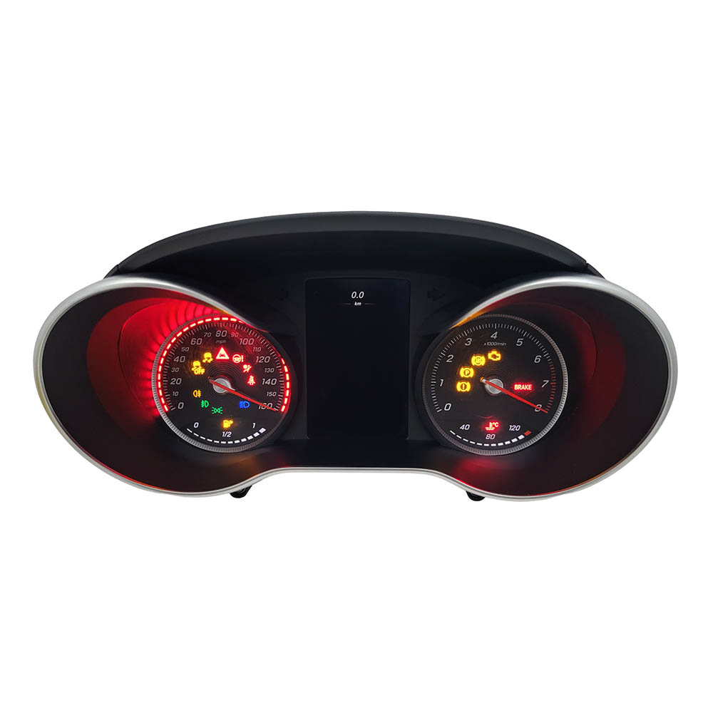 2008 MERCEDES BENZ C400 USED INSTRUMENT CLUSTER PART #A2059004316 6J B49 581 front2008 Mercedez Benz C400 Instrument Cluster