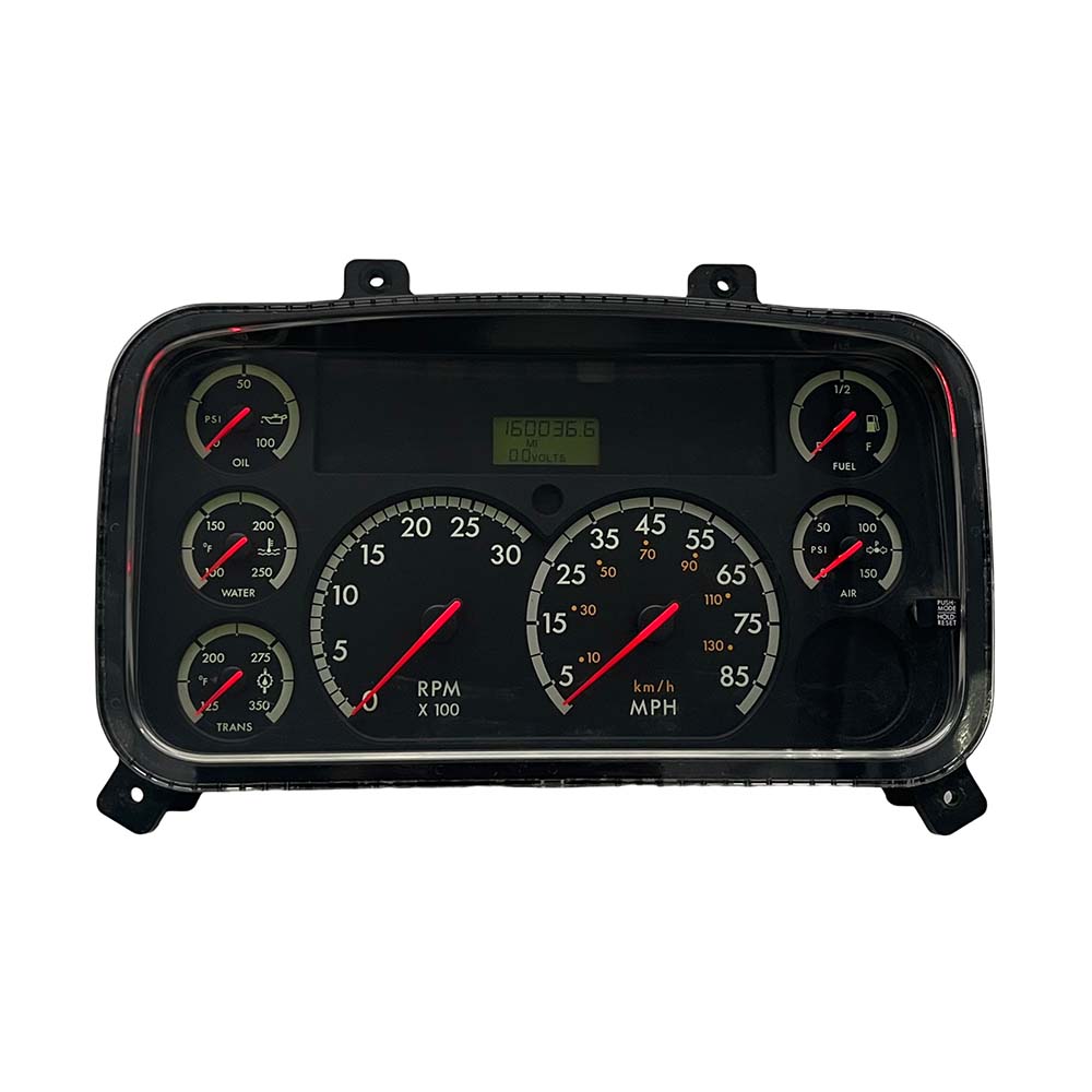 2008 FREIGHTLINER B2 USED INSTRUMENT CLUSTER PART # 6J B50 586 front2008 Freightliner B2 Instrument Cluster