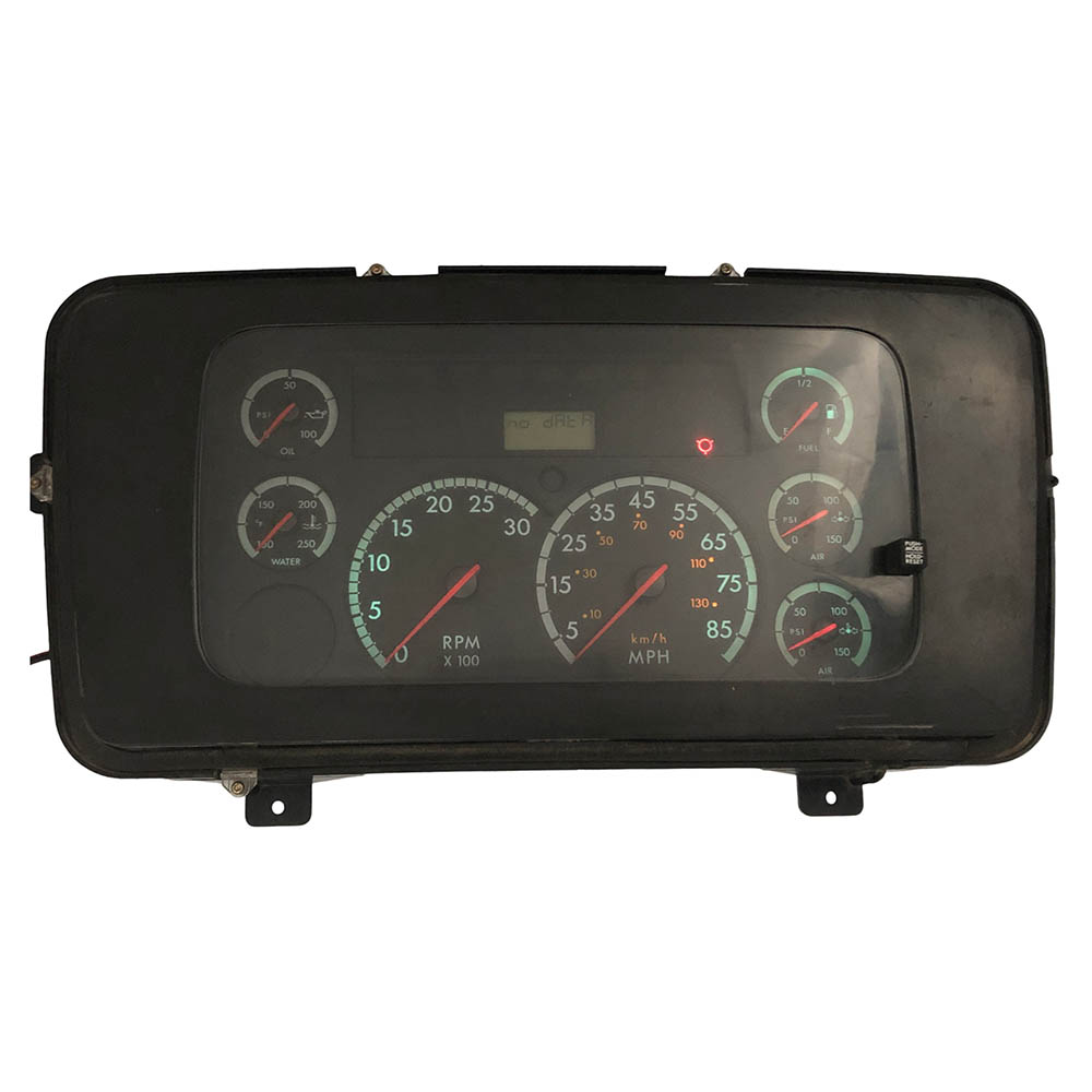 2006 FREIGHTLINER A9500 USED INSTRUMENT CLUSTER PART #3321620047 6J B50 587 front2006 Freightliner A9500 Instrument Cluster