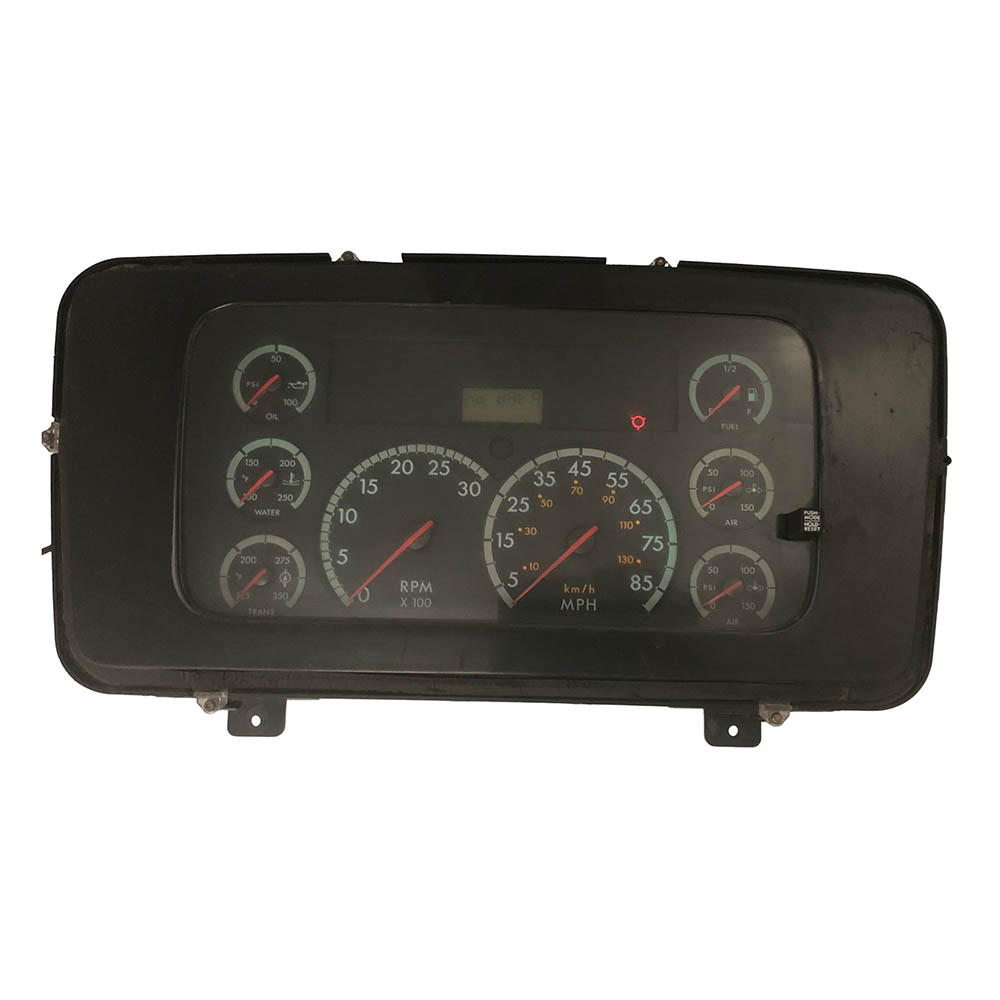 2008 FREIGHTLINER ACTERRA USED INSTRUMENT CLUSTER PART #33211620047 6J B50 595 front2008 Freightliner Acterra Instrument Cluster