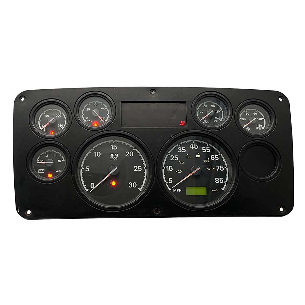 2004 FREIGHTLINER CST112 USED INSTRUMENT CLUSTER PART # 6J B50 597 front2004 Freightliner CST112 Instrument Cluster