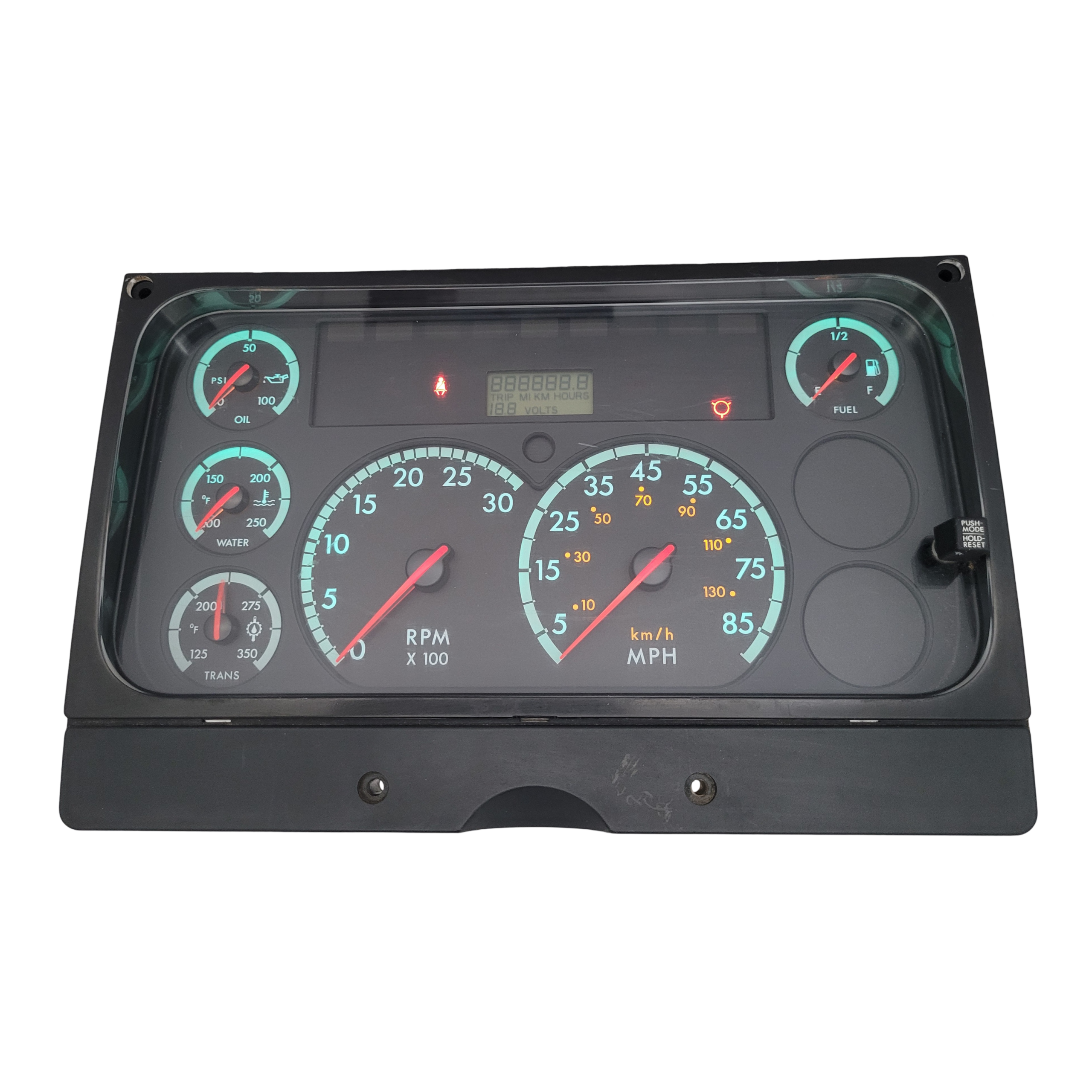 2008 FREIGHTLINER B2 USED INSTRUMENT CLUSTER PART #3321520202 6J B51 602 front2008 Freightliner B2 Instrument Cluster scaled