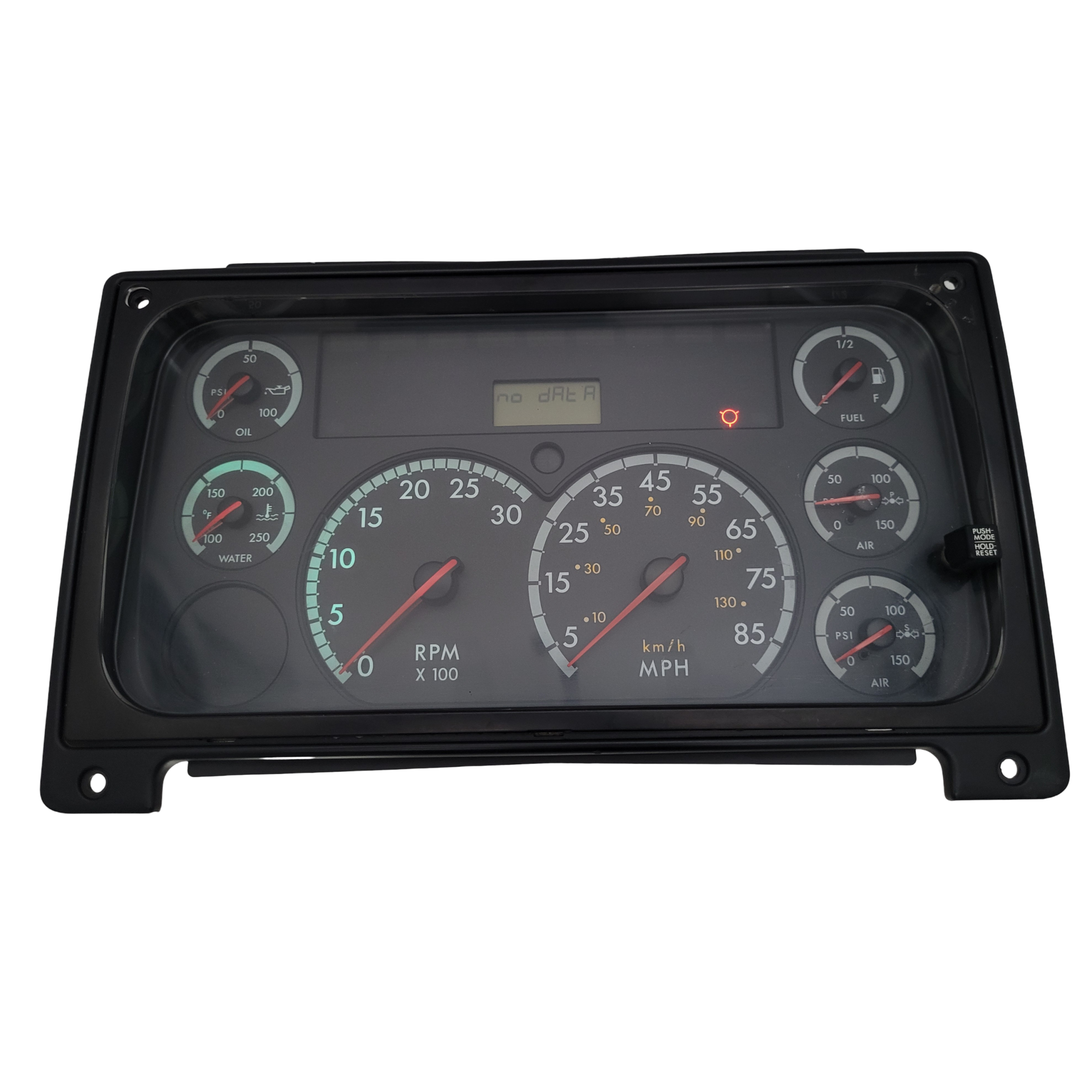 2008 FREIGHTLINER B2 USED INSTRUMENT CLUSTER PART #3319210070 6J B51 604 front2008 Freightliner B2 Instrument Cluster scaled