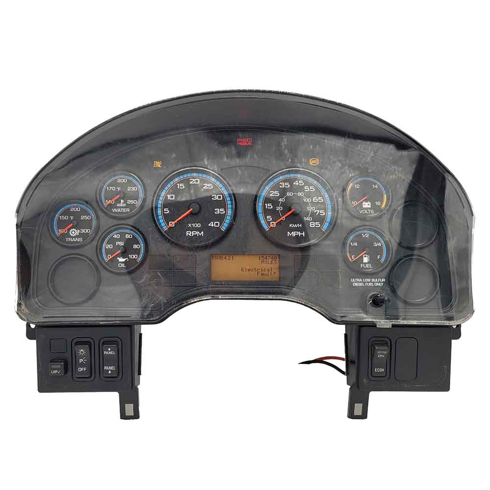 2010-2016 INTERNATIONAL PB105 USED INSTRUMENT CLUSTER PART #3803476F95 6J B6 38 front2010 2016 INTERNATIONAL PB105 Instrument Cluster