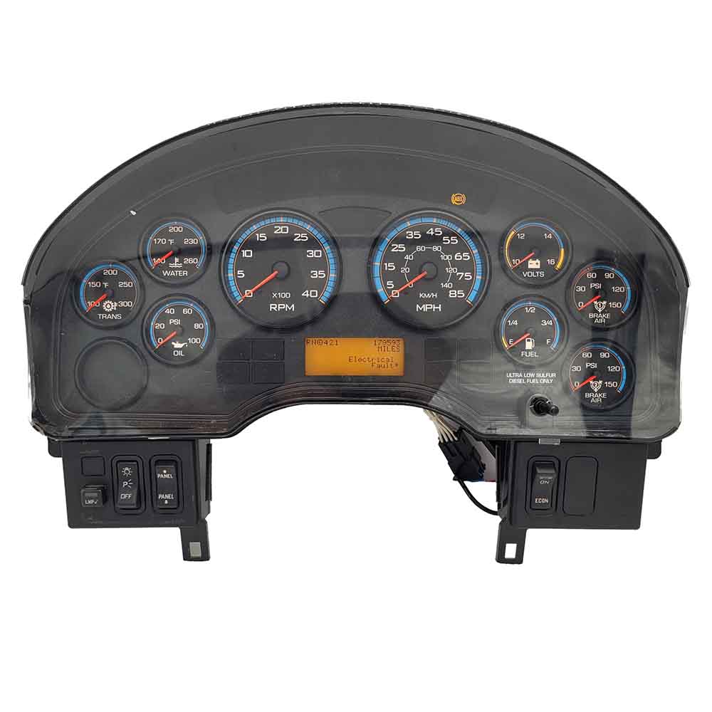 2010-2016 INTERNATIONAL PB105 USED INSTRUMENT CLUSTER PART #3803476F95 6J B6 39 front2010 2016 INTERNATIONAL PB105 Instrument Cluster