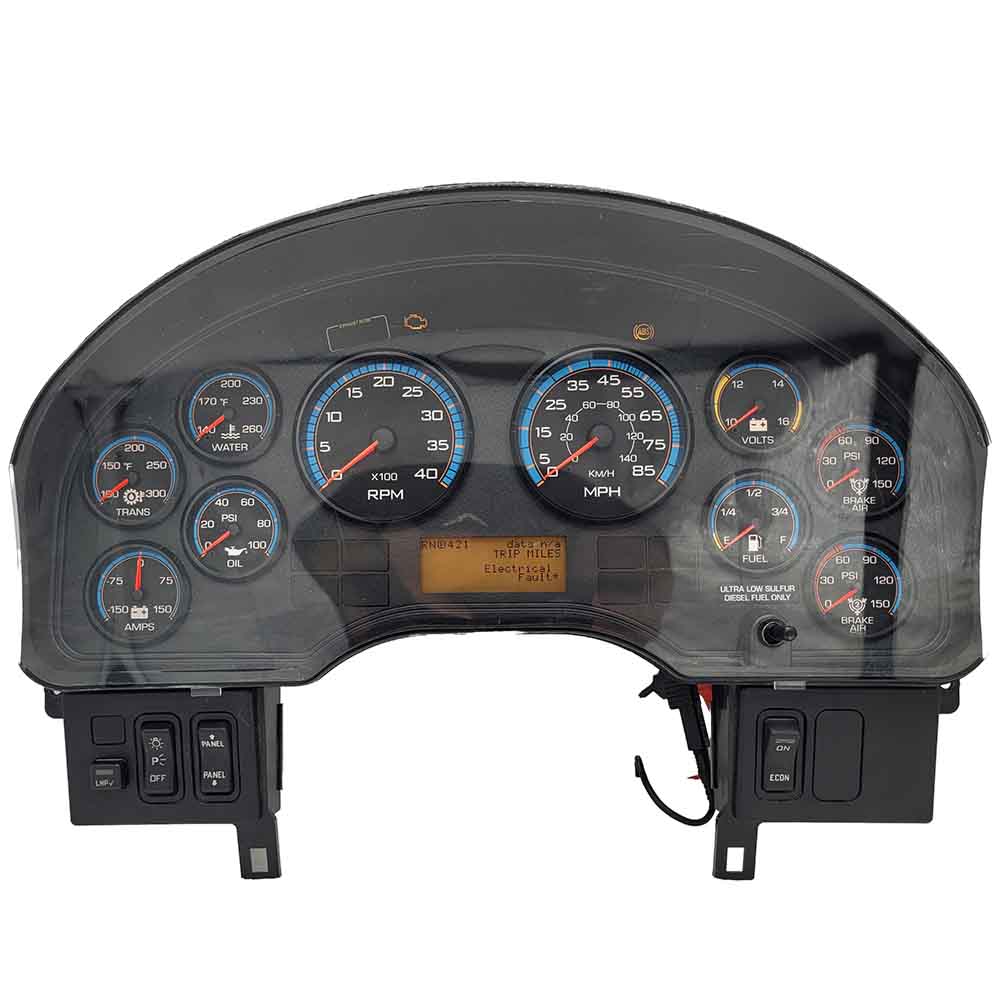 2010-2016 INTERNATIONAL 4300 USED INSTRUMENT CLUSTER PART #3868859C92 6J B6 40 front2010 2016 INTERNATIONAL 4300 Instrument Cluster