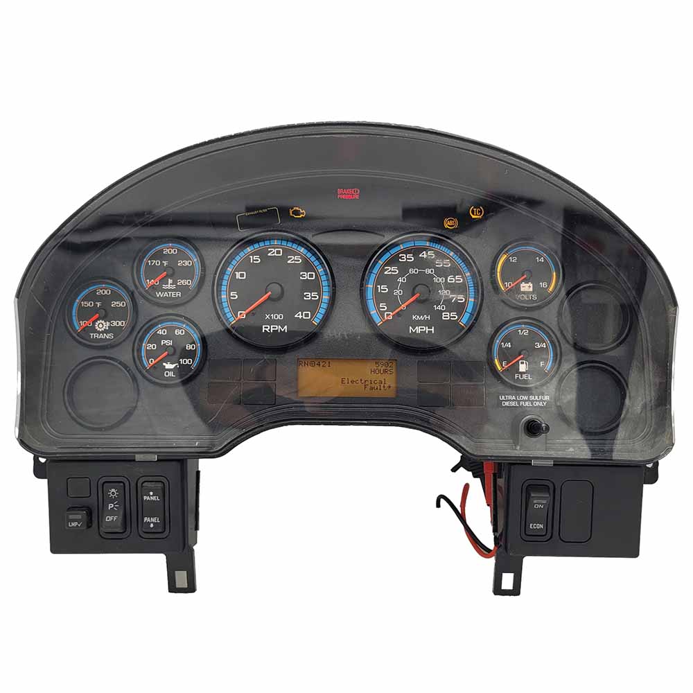 2010-2016 INTERNATIONAL 4300 USED INSTRUMENT CLUSTER PART #3686319C91 6J B6 44 front2010 2016 INTERNATIONAL 4300 Instrument Cluster