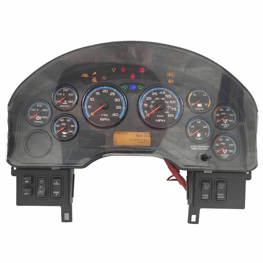 2010-2016 INTERNATIONAL 4300 USED INSTRUMENT CLUSTER PART #3626975F95 6J B7 46 front2010 2016 INTERNATIONAL 4300 Instrument Cluster