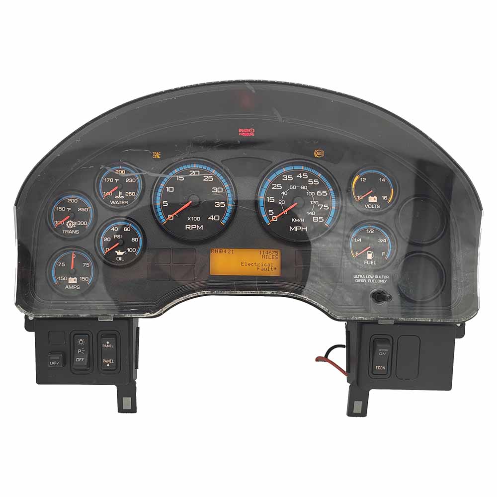 2010-2016 INTERNATIONAL PB105 USED INSTRUMENT CLUSTER PART #3803476F95 6J B7 47 front2010 2016 INTERNATIONAL PB105 Instrument Cluster