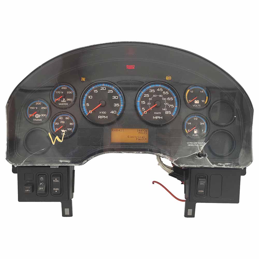 2010-2016 INTERNATIONAL PB105 USED INSTRUMENT CLUSTER PART #3803476F95 6J B7 49 front2010 2016 INTERNATIONAL PB105 Instrument Cluster