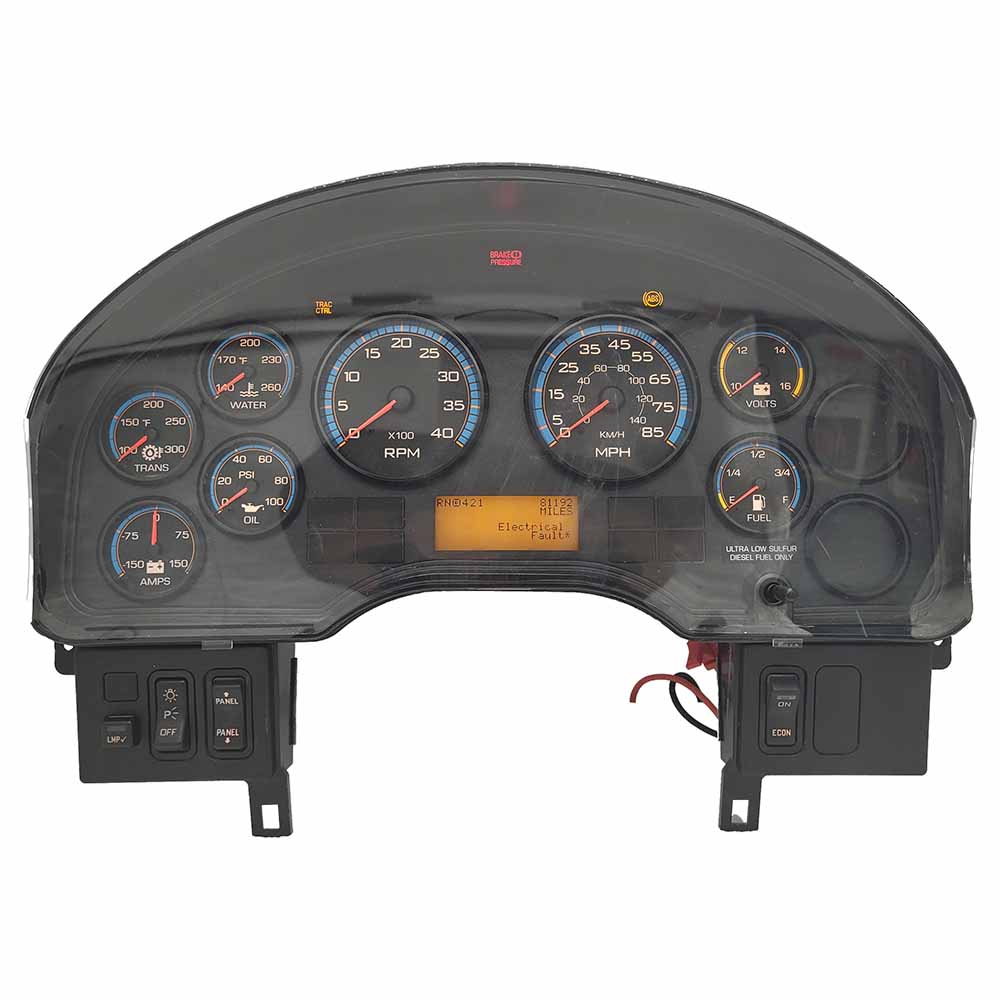 2010-2016 INTERNATIONAL 4300 USED INSTRUMENT CLUSTER PART #3803476F96 6J B7 50 front2010 2016 INTERNATIONAL 4300 Instrument Cluster