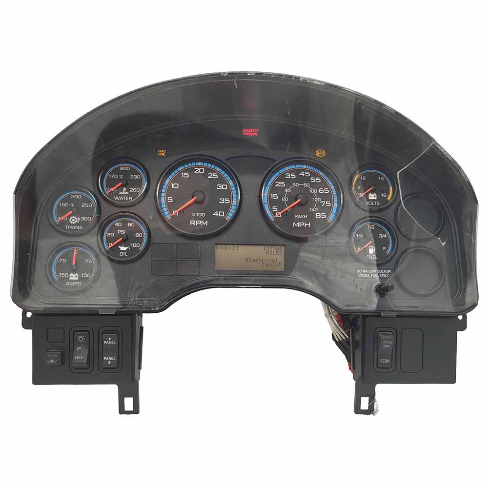 2010-2016 INTERNATIONAL PB105 USED INSTRUMENT CLUSTER PART #3803476F95 6J B8 55 front2010 2016 INTERNATIONAL PB105 Instrument Cluster